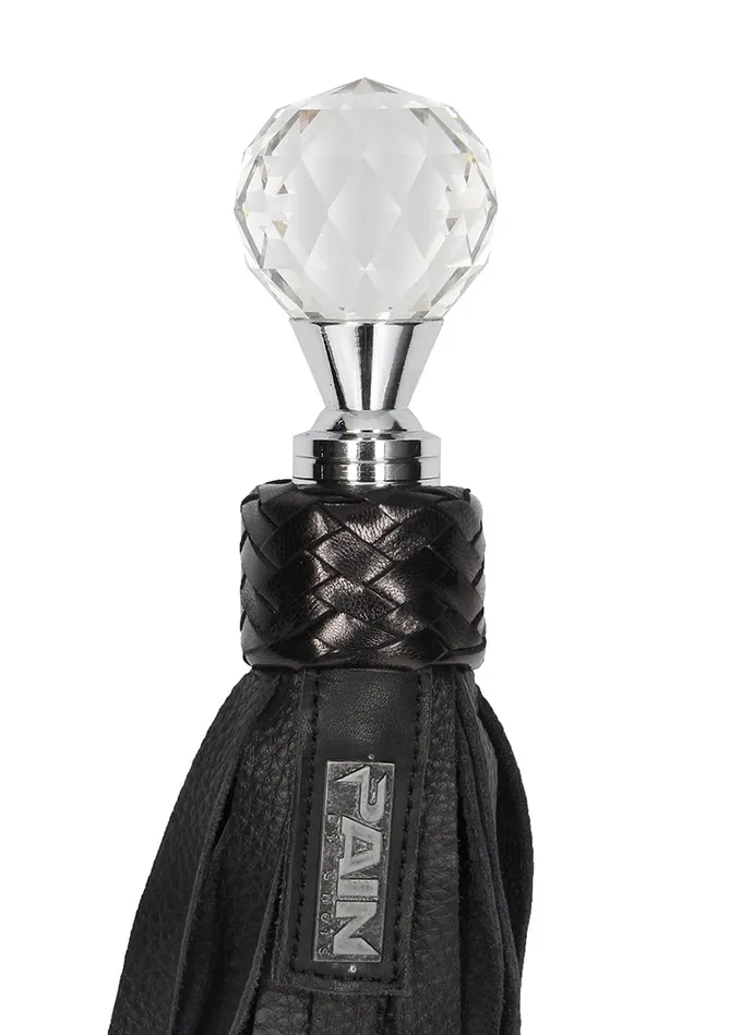 Shots America Anal Classic Designer Round Sparkling Handle Black