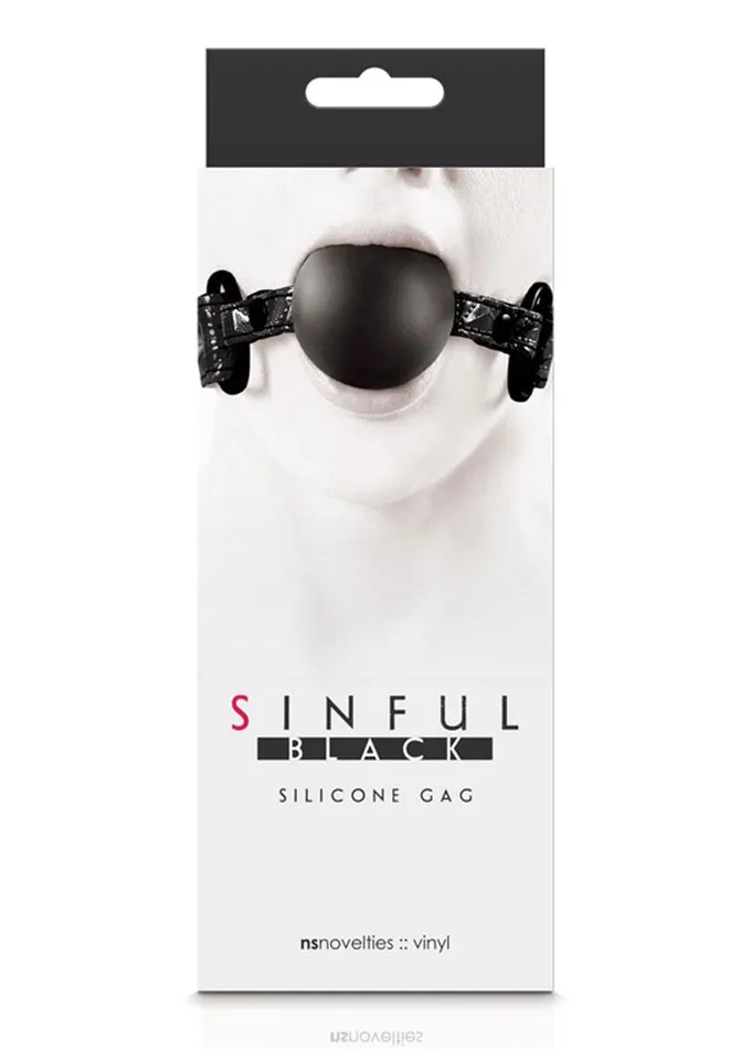 Sinful Sinful Silicone Ball Gag Male Sex Toys