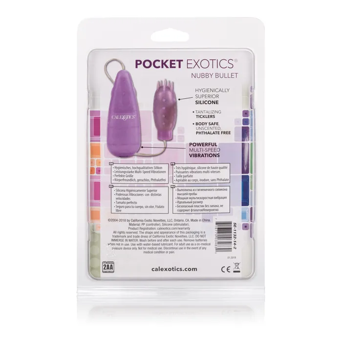 Slims Nubby Bullet Silicone CalExotics Female Sex Toys