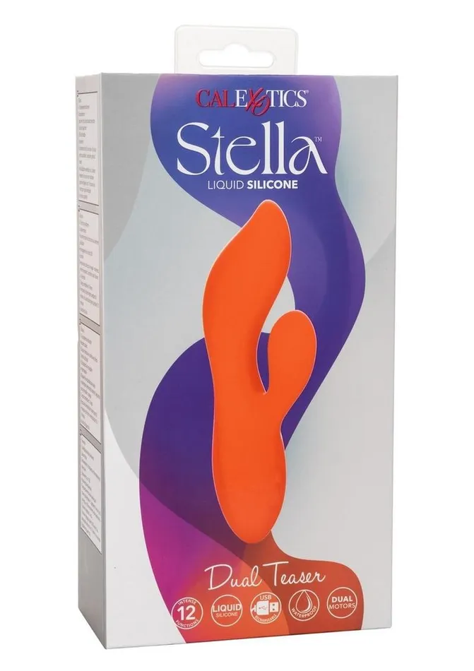 Stella Female Sex Toys Stella Liquid Silicone Dual Teaser Rechargeable Vibrator