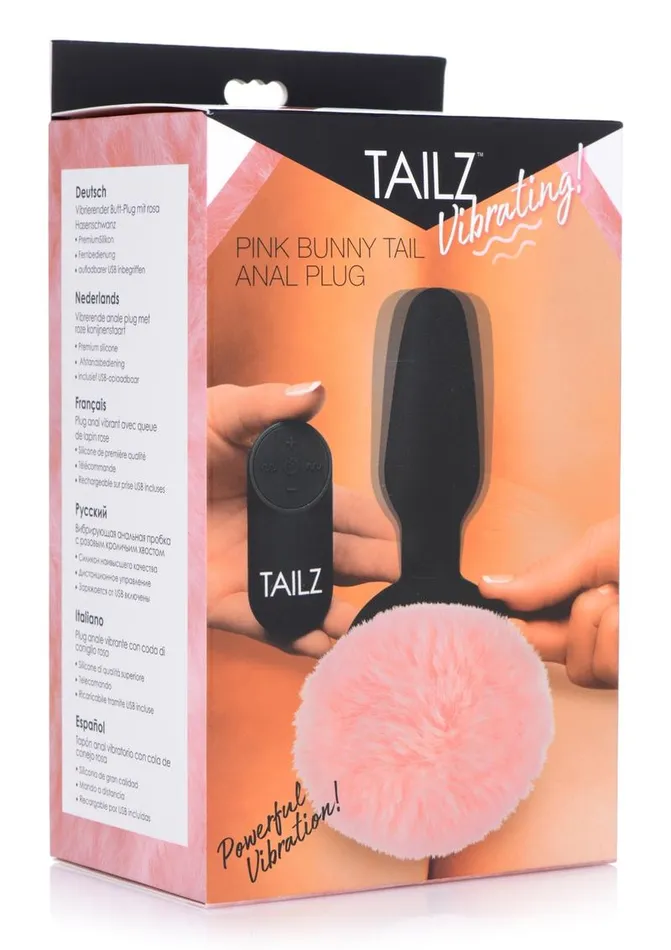 TAILZ Male Sex Toys Tailz Vibrating Bunny Tail Anal Plug