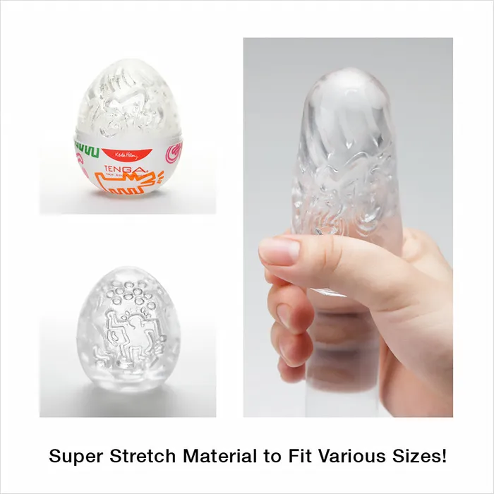TENGA Female Sex Toys Tenga Keith Haring Egg Dance