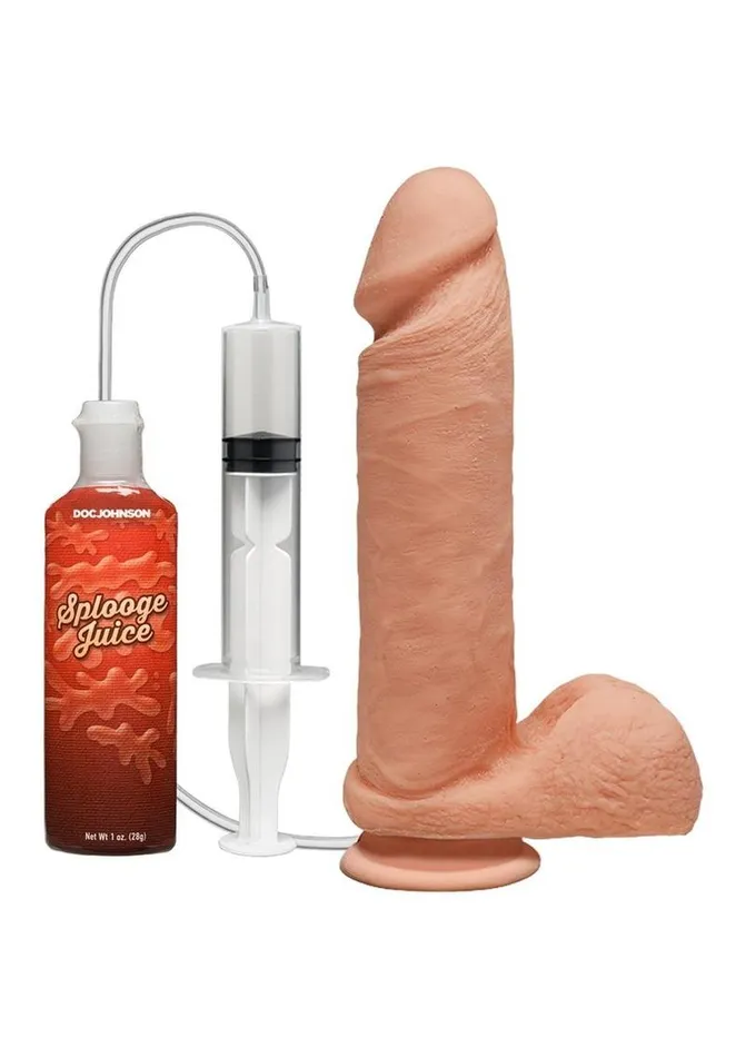 The D Dildos The D Perfect D Ultraskyn Squirting Dildo