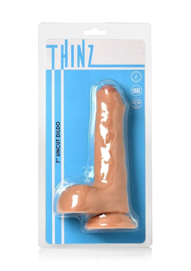 Thinz Female Sex Toys Thinz Uncut Dildo with Balls