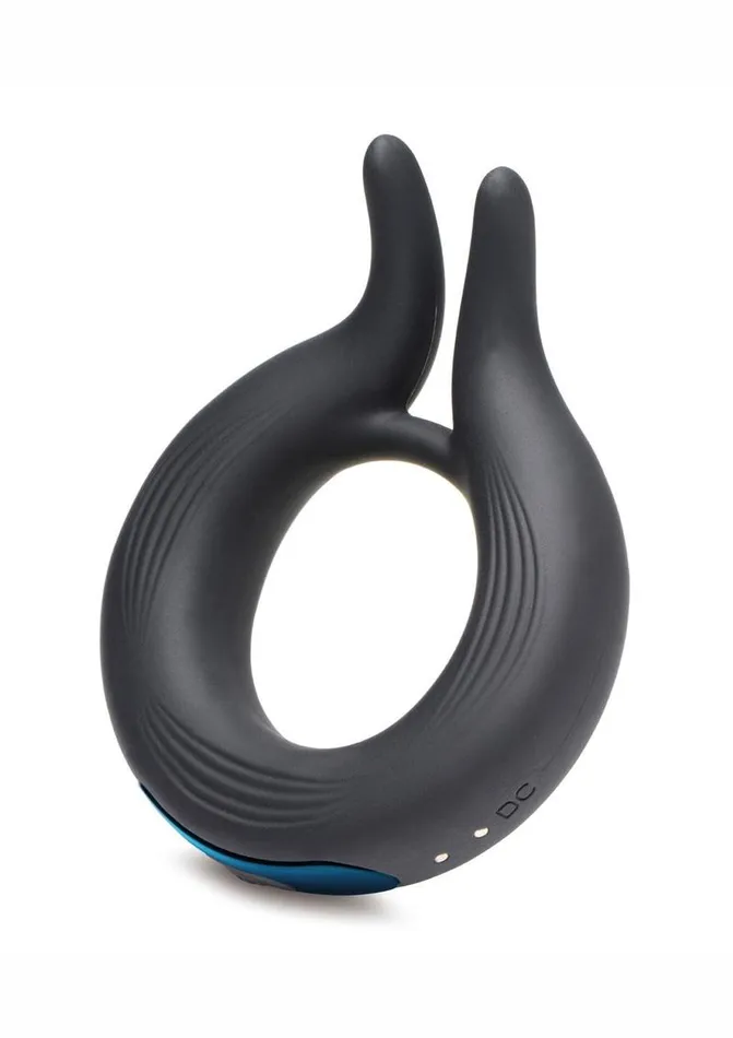 Trinity Men 10x Cock Viper Dual Stimulating Rechargeable Silicone Cock Ring Trinity Men Male Sex Toys