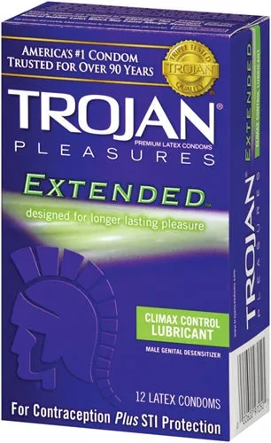 Trojan Extended Pleasure Condoms Trojan Vibrators