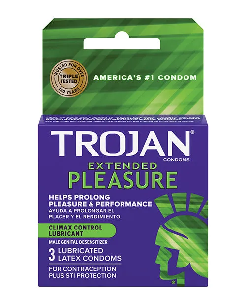 Trojan Extended Pleasure Condoms Trojan Vibrators