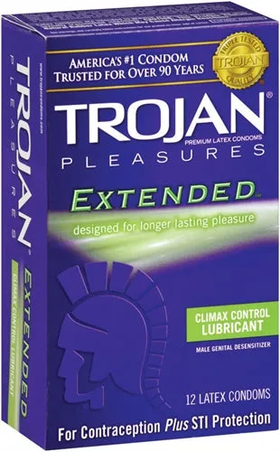 Trojan Extended Pleasure Condoms Trojan Vibrators