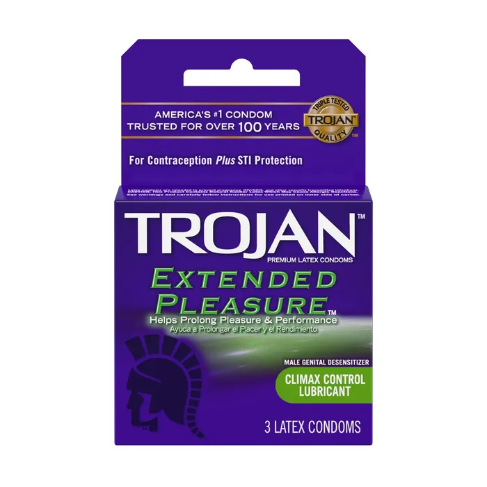 Trojan Extended Pleasure Condoms Trojan Vibrators