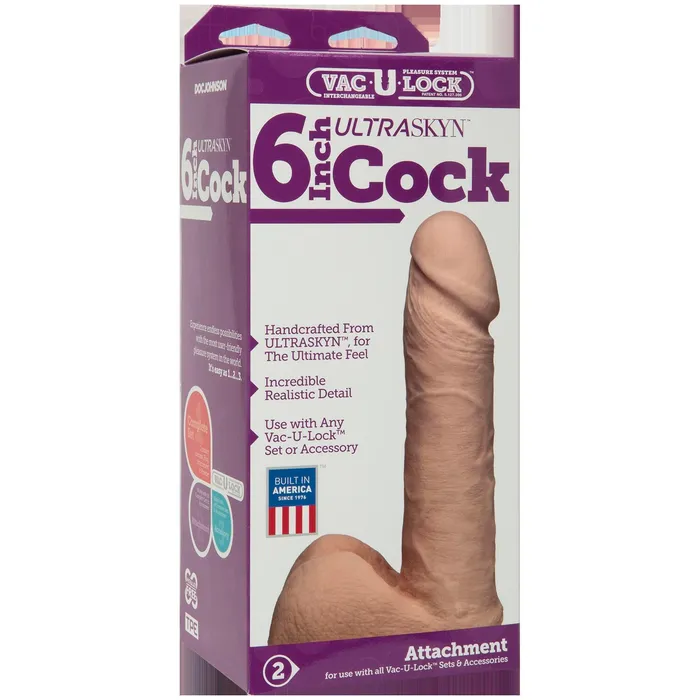 VacULock ULTRASKYN Cock Balls Attachment Doc Johnson Dildos