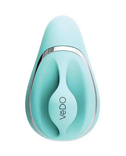 VeDO Suki Rechargeable Vibrating Sucker Tease Me Turquoise Savvy Co Vibrators