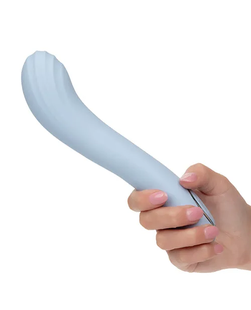 Vibrators Azure Collection Contoured G Vibrator Blue California Exotic Novelties