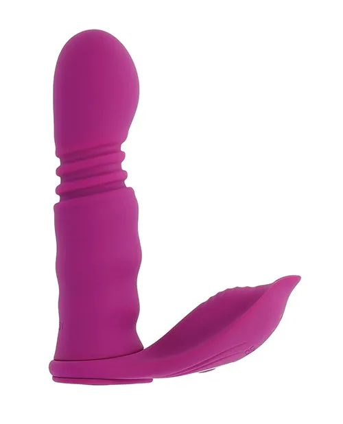 Vibrators Evolved Novelties INC Playboy Pleasure Match Play Dual Vibrator Fuchsia