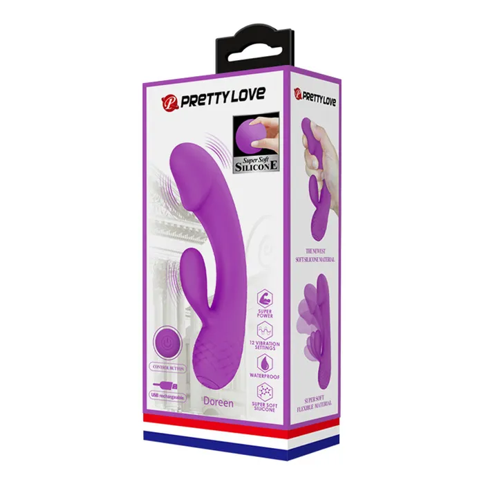 Vibrators Pretty Love Pretty Love Doreen Rechargeable GSpot Rabbit Vibrator Vibrators Pretty Love Pretty Love Doreen Rechargeable GSpot Rabbit Vibrator