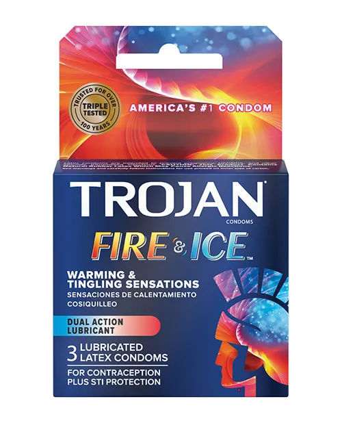Vibrators Trojan Trojan Fire Ice Condoms