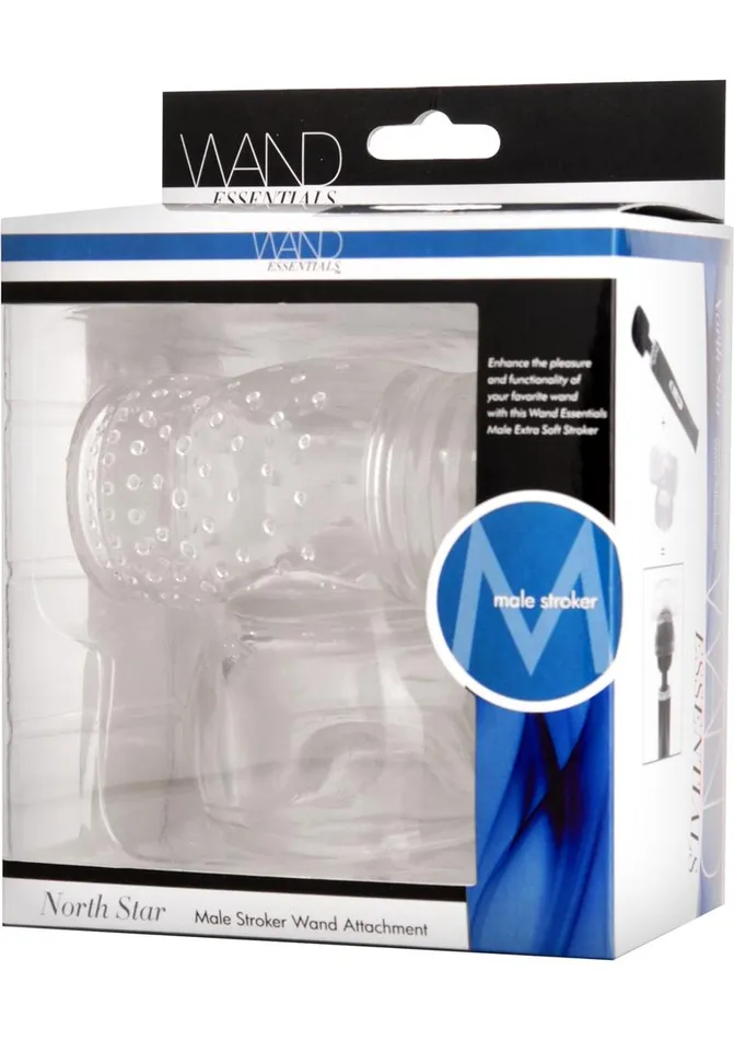 Wand Essentials North Star Enhanced Sensation Male Stroker Attachment Wand Essentials Male Sex Toys