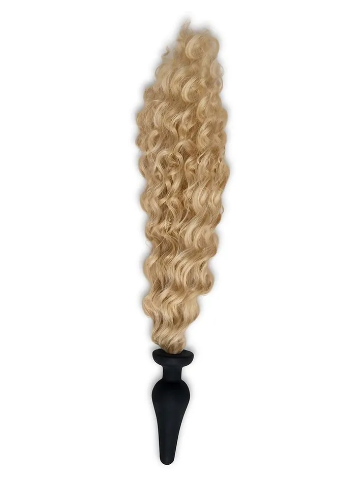 Whipsmart Male Sex Toys WhipSmart Silicone Plug 4in with Pony Tail Blondie