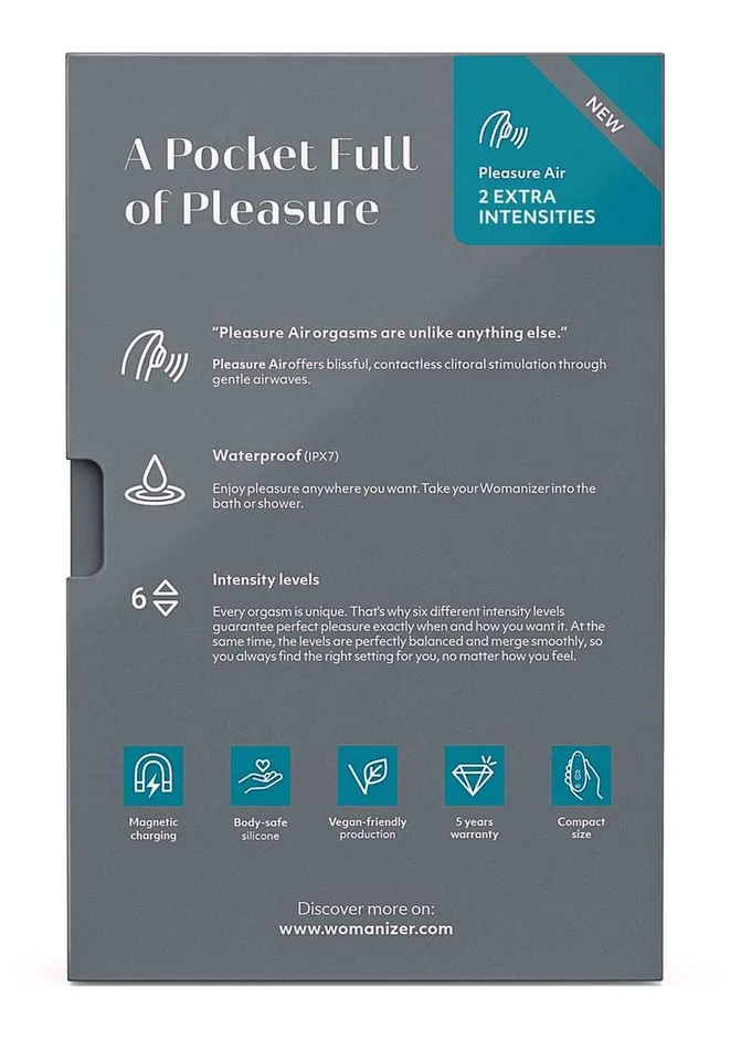 Womanizer Starlet 3 Rechargeable Silicone Clitoral Stimulator Womanizer Female Sex Toys