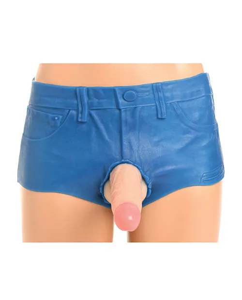 Xr LLC Female Sex Toys Strap U Booty Shorts 6 Silicone Dildo StrapOn Harness Medium