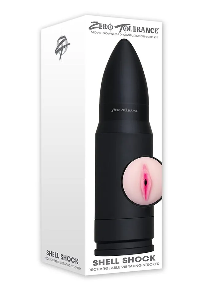 Zero Tolerance Male Sex Toys Zero Tolerance Shell Shock Rechargeable Vibrating Pussy Stroker with DVD Download Zero Tolerance Male Sex Toys Zero Tolerance Shell Shock Rechargeable Vibrating Pussy Stroker with DVD Download