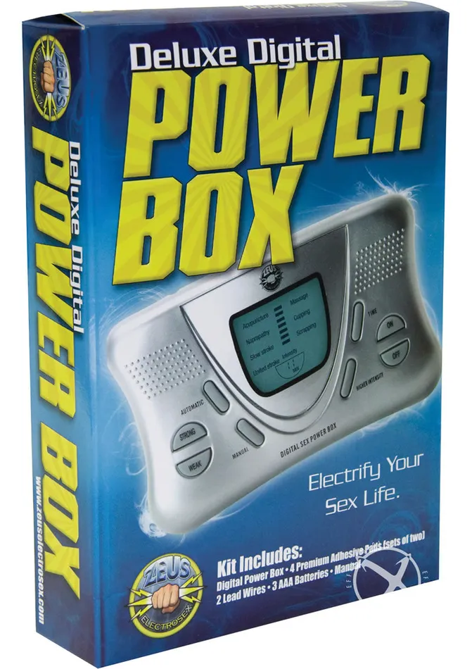 Zeus Electrosex Zeus Electrosex Deluxe Digital Power Male Sex Toys